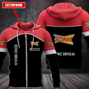 Personalized Sonic Drive In Custom 3D Hoodie Fleece Hoodie