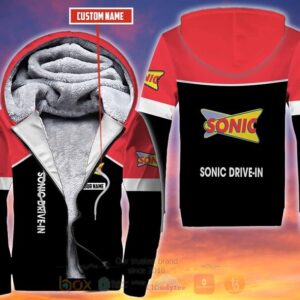 Personalized Sonic Drive In Fleece Hoodie