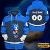 Personalized Sonic The Hedgehog Sonic Sport 3D Hoodie T Shirt Apparel