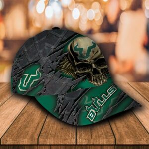 Personalized South Florida Bulls Skull Custom Cap