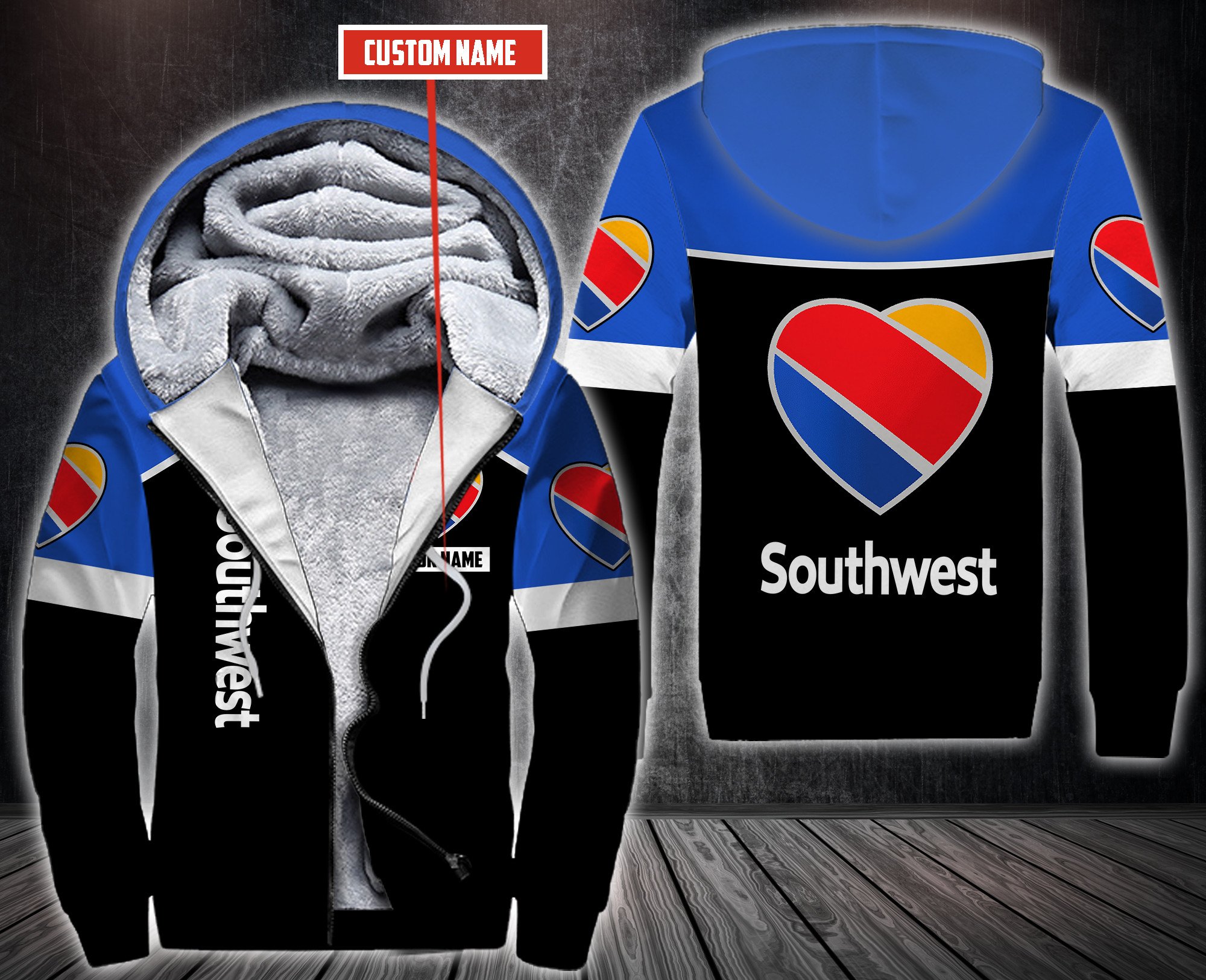 Personalized-Southwest-Airlines-3D-Fleece-Hoodie-Hoodie-1