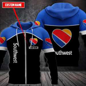 Personalized Southwest Airlines 3D Fleece Hoodie Hoodie