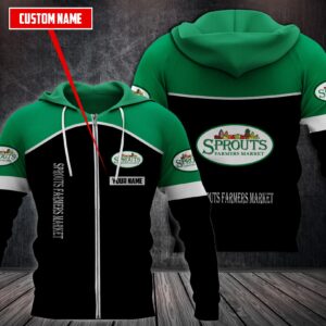 Personalized Sprouts Farmers Market 3D Fleece Hoodie Hoodie