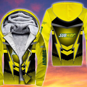 Personalized Subway 3D Fleece Hoodie Hoodie