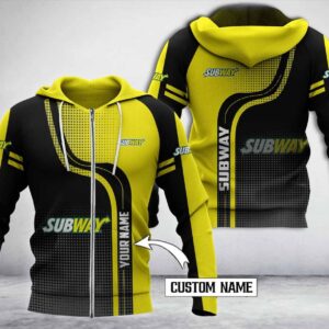 Personalized Subway Custom Hoodie Zip Hoodie %E2%80%93 Limited Edtion