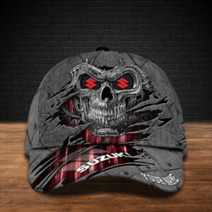 Personalized Suzuki Skull Custom Cap