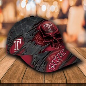 Personalized Temple Owls Skull Custom Cap