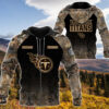 Personalized Tennessee Titans Nfl Hunting Camo Custom 3D Shirt Hoodie