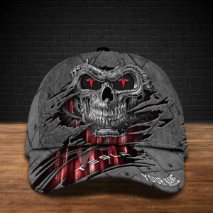 Personalized Tesla Skull Custom Cap