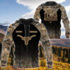 Personalized Texas Longhorns Hunting Camo Custom 3D Shirt Hoodie