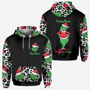 Personalized The Grinch Feeling Kinda Idgafish Today 3D Shirt Hoodie