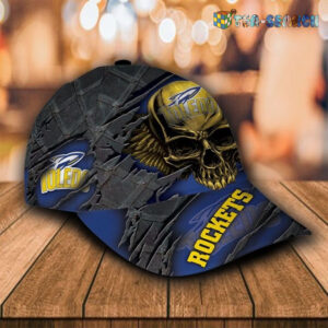 Personalized Toledo Rockets 3D Skull Cap Hat