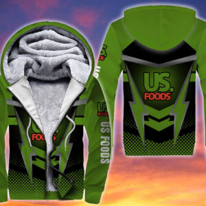 Personalized Us Foods 3D Fleece Hoodie Hoodie