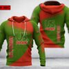Personalized Us Foods Custom 3D Hoodie Zip Hoodie