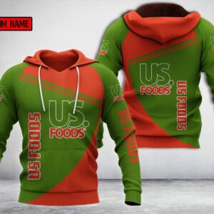 Personalized Us Foods Custom 3D Hoodie Zip Hoodie