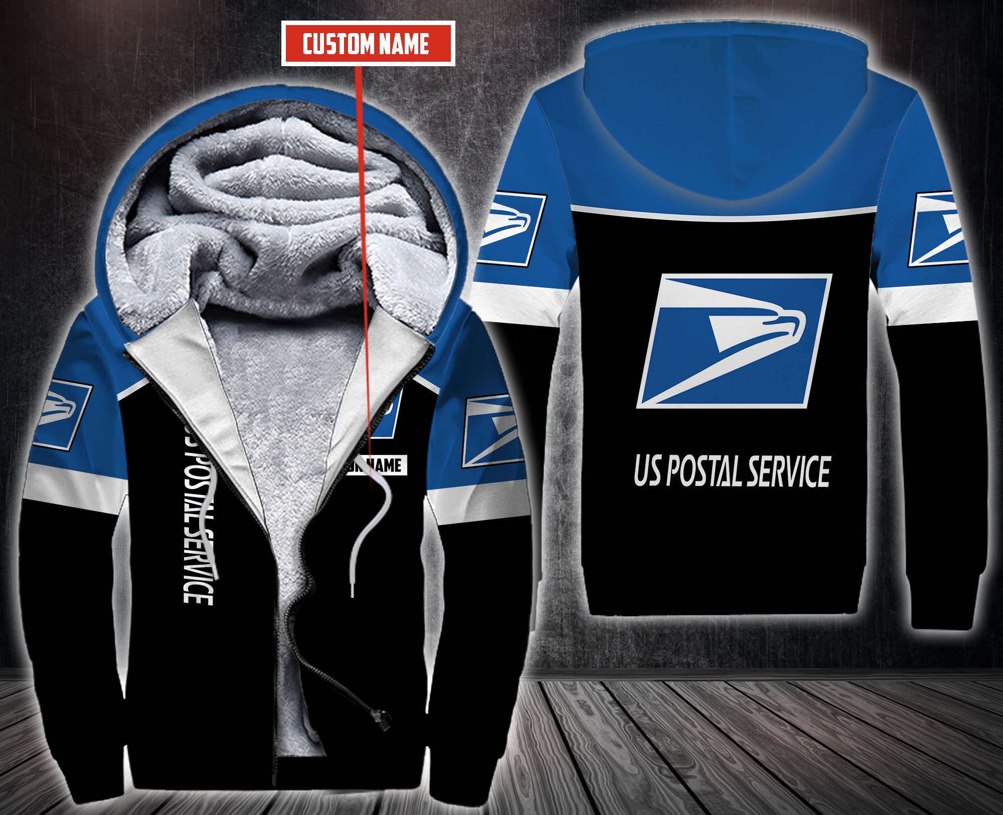 Personalized-Us-Postal-Service-3D-Fleece-Hoodie-Hoodie-1