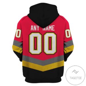 Personalized Vegas Golden Knights Ice Hockey Team Red Hoodie