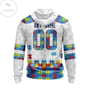 Personalized Washington Capitals Autism Awareness Hoodie