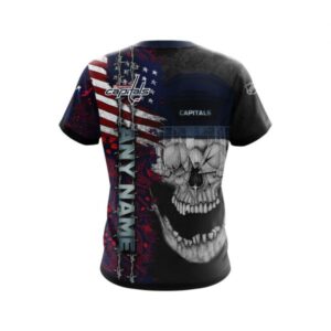 Personalized Washington Capitals Skull Concept 3D Shirt Hoodie