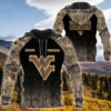 Personalized West Virginia Mountaineers Hunting Camo Custom 3D Shirt Hoodie