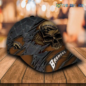 Personalized Western Michigan Broncos 3D Skull Cap Hat