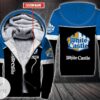 Personalized White Castle Fleece Hoodie