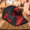 Personalized Wisconsin Badgers Skull Custom Cap