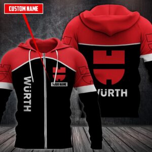 Personalized Wurth Custom Hoodie Fleece Hoodie