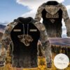 Personalized Your Name Hunting Camo Style Jacksonville Jaguars Full Print Hoodie