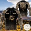 Personalized Your Name Hunting Camo Style Miami Dolphins Full Print Hoodie