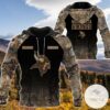 Personalized Your Name Hunting Camo Style Minnesota Vikings Full Print Hoodie