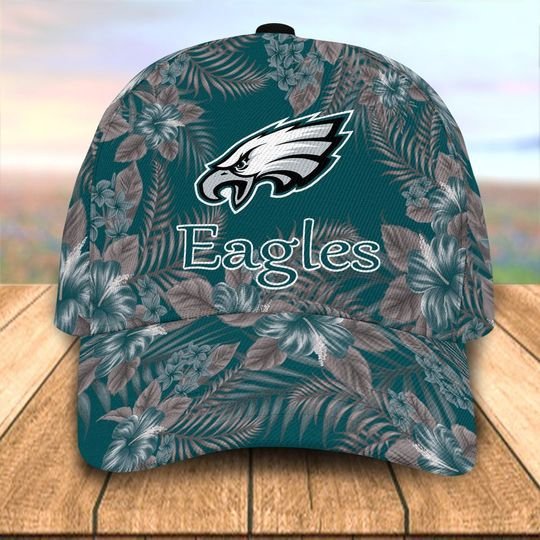 Philadelphia-Eagles-Tropical-Flower-Classic-Cap-1