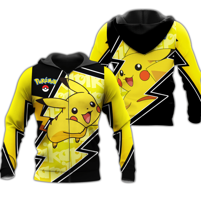 Pikachu-Costume-Pokemon-Anime-3D-Hoodie-Shirt-1