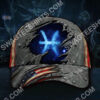 Pisces Zodiac America Flag All Over Printed Classic Cap