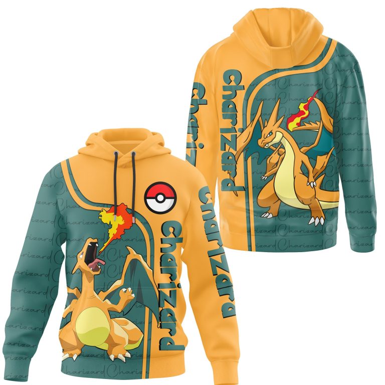 Pokemon-Charizard-3D-Shirt-Hoodie-1