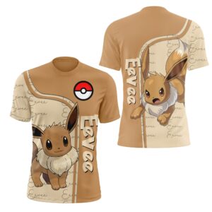 Pokemon Eevee 3D Shirt Hoodie