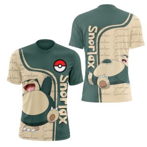 Pokemon Snorlax 3D Shirt Hoodie