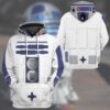 R2D2 Cosplay 3D Shirt Hoodie