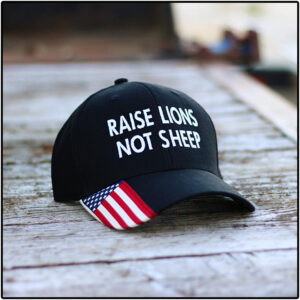 Raise Lions Not Sheep Hat Cap
