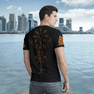 Raven Skull Till Valhalla Valknut Viking 3D Shirt Hoodie