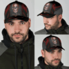 Red Skull Custom Personalized Name Cap Hat