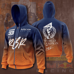 Redbull Racing F1 World Champion Max Verstappen 3D Shirt Hoodie