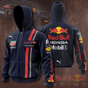 Redbull Racing Mobil1 Honda Navy 3D Shirt Hoodie