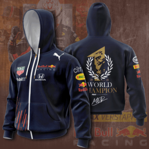 Redbull World Champion Max Verstappen F1 3D Shirt Hoodie