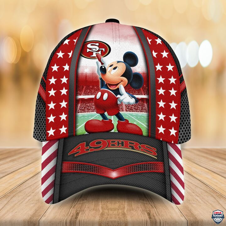 San-Francisco-49Ers-Nfl-Mickey-Mouse-3D-Cap-1