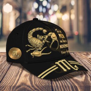 Scorpion The Best Men Are Born In Custom Name And Birthday Month Cap