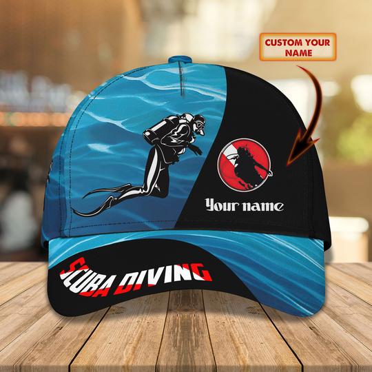 Scuba-Diving-Custom-Personalized-Cap-Hat-1