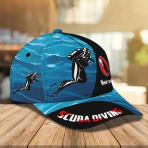 Scuba Diving Custom Personalized Cap Hat