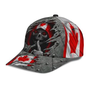 Skull Canada Flag Classic Cap 4