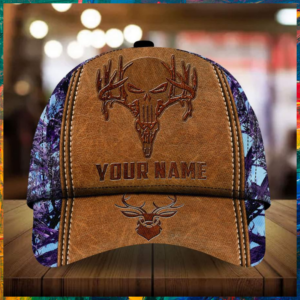 Skull Deer Hunting Custom Personalized Name Cap 10